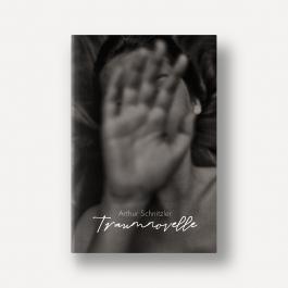 Blurry grayscale image of a person covering their face with one hand, conveying mystery. The text 